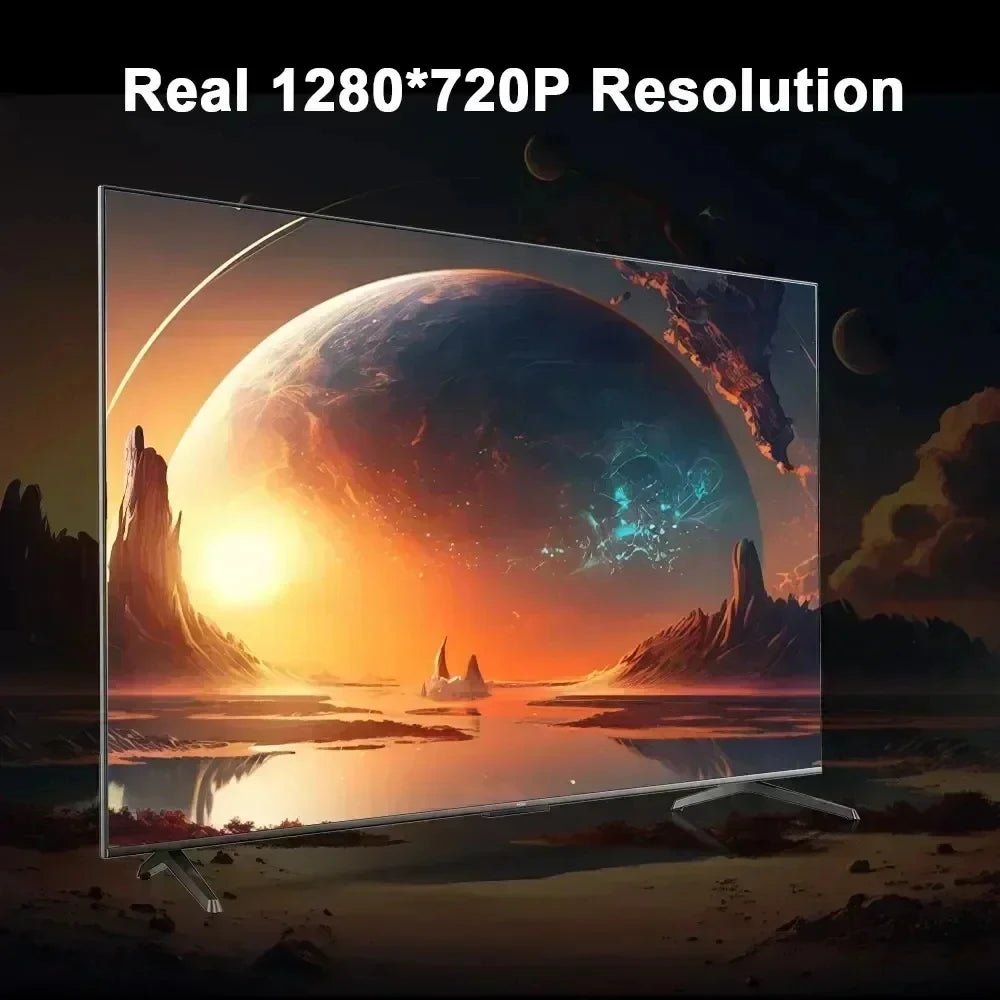 Smart Home Projector 1080P HDR10 4K Supported Portable Mini Projector WiFi Bluetooth Screen Mirroring Theater Beamer TV Stick - Tara's Tiny Treasures