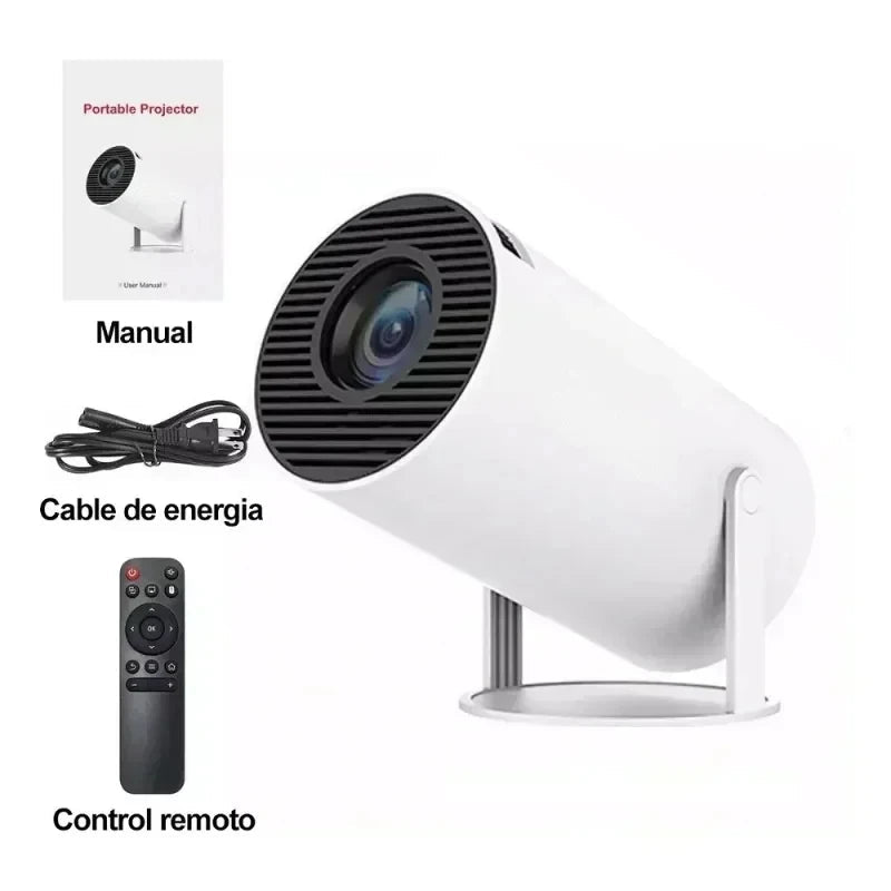Smart Home Projector 1080P HDR10 4K Supported Portable Mini Projector WiFi Bluetooth Screen Mirroring Theater Beamer TV Stick - Tara's Tiny Treasures