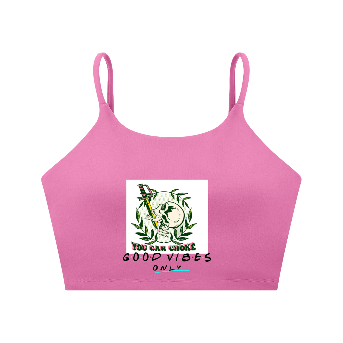 Spaghetti Strap Yoga Sports Bra - Tara's Tiny Treasures