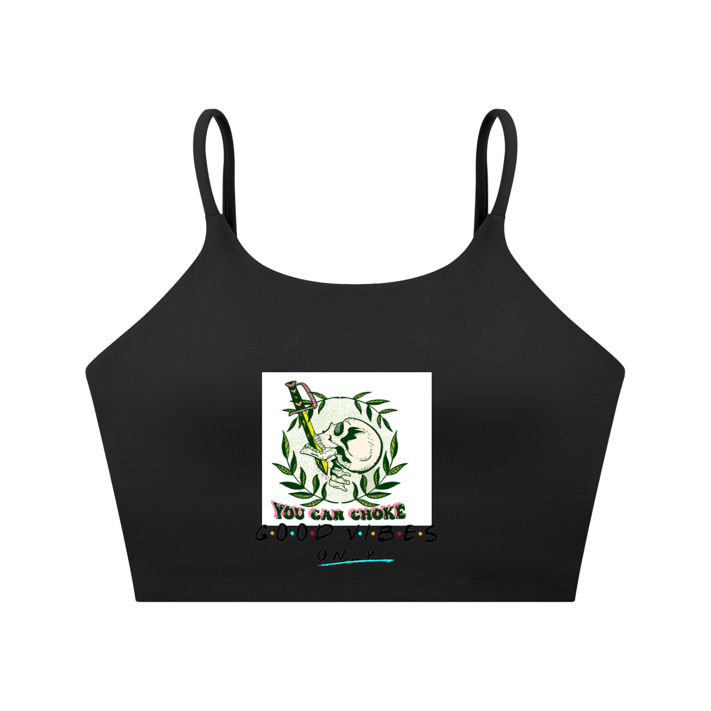 Spaghetti Strap Yoga Sports Bra - Tara's Tiny Treasures