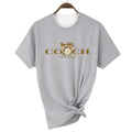Spring/Summer 2026 Women's T-shirt Luxury Printed O-neck Top Pattern Short Sleeve Hip Hop T-shirt Women's Summer Alphabet - Tara's Tiny Treasures