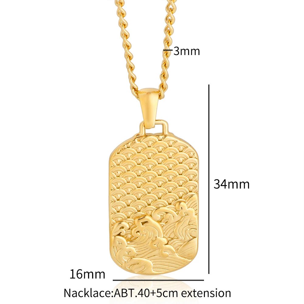 Square Pendants Delicate Stainless Steel Chain Pendant Necklace For Women Necklace - Tara's Tiny Treasures