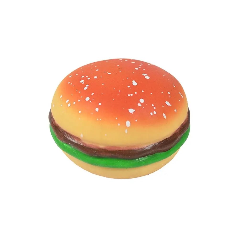 Squishy Hamburger Stress Ball Autism Sensory Toy Stress & Anxiety Relief Toys Pinch Decompression Toy for Adult - Tara's Tiny Treasures