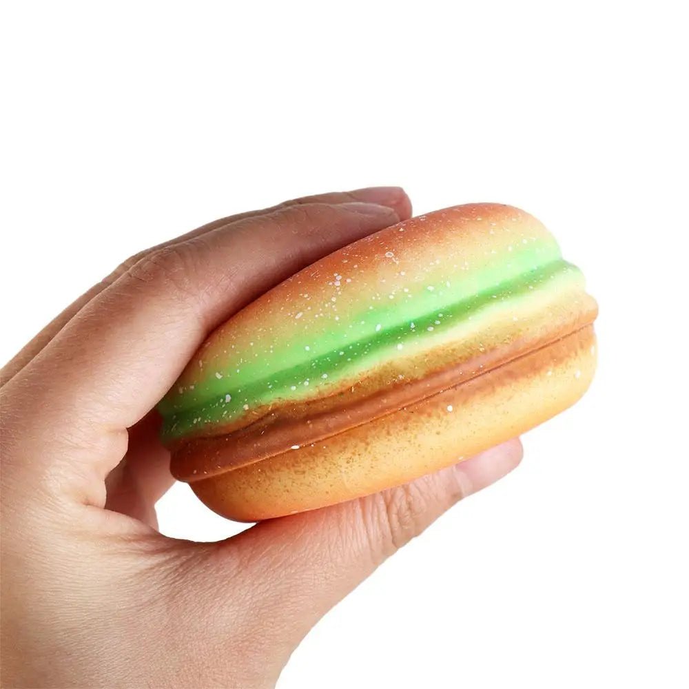Squishy Hamburger Stress Ball Autism Sensory Toy Stress & Anxiety Relief Toys Pinch Decompression Toy for Adult - Tara's Tiny Treasures