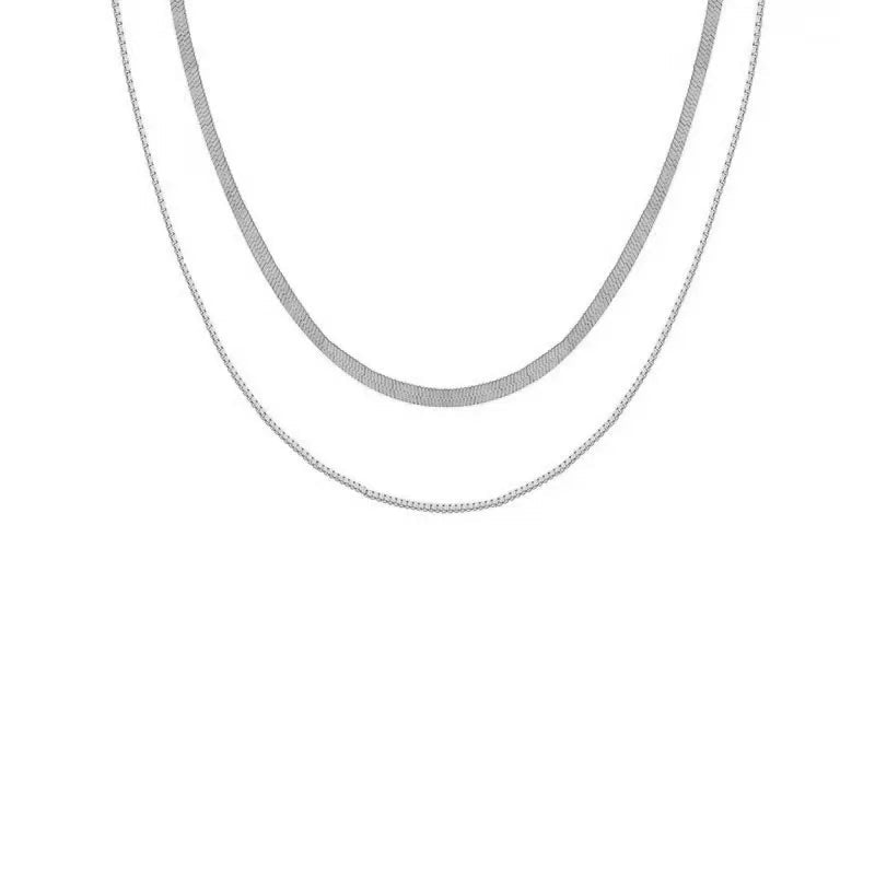 Stainless Steel Heart-shaped Pendant Necklace Metal Waterproof Jewelry For Women - Tara's Tiny Treasures