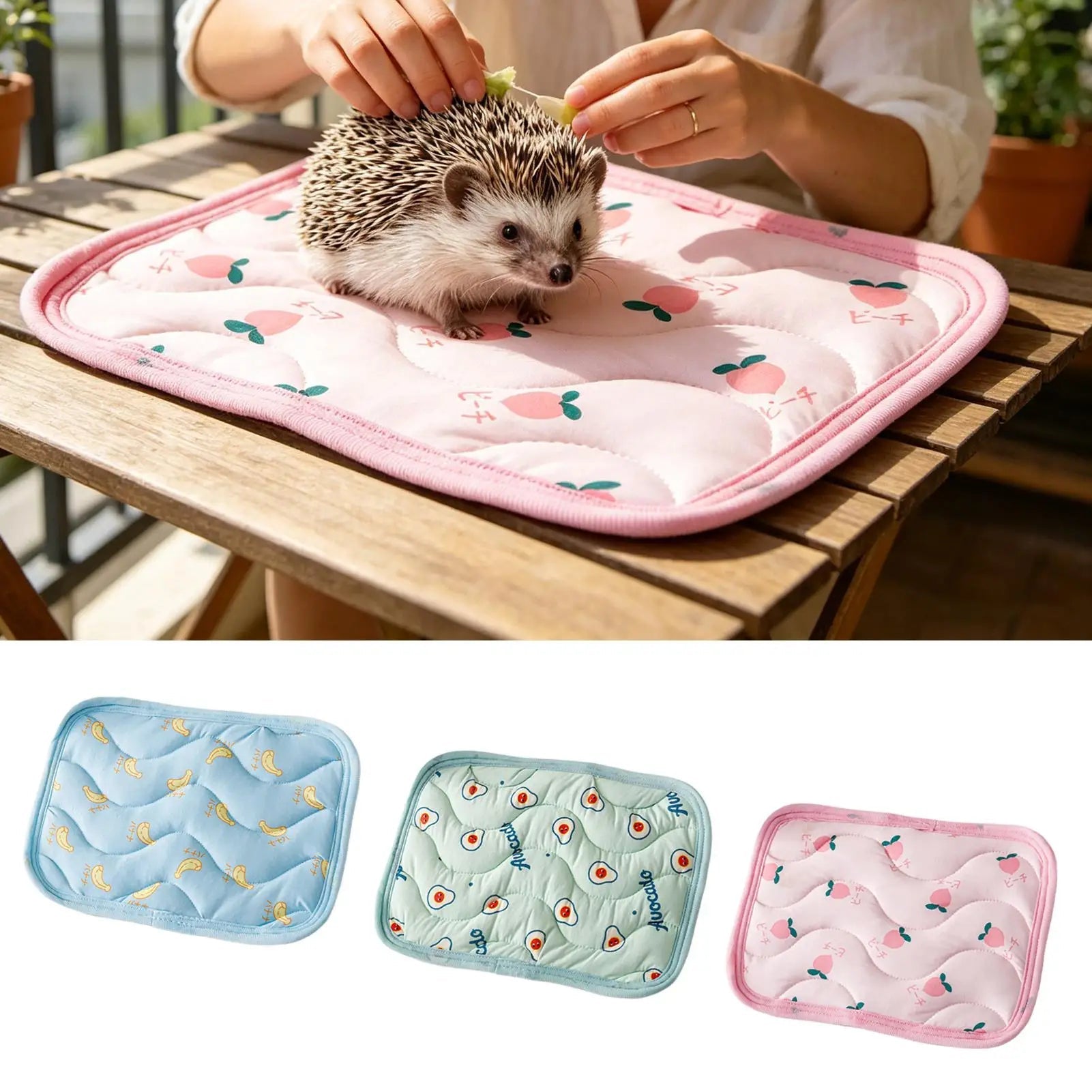 Summer Pet Cooling Mat Sleeping Bed Pet Cooling Blanket Portable Pet Cooling Mat Ice Cushion For Small Animals Pet supplies - Tara's Tiny Treasures
