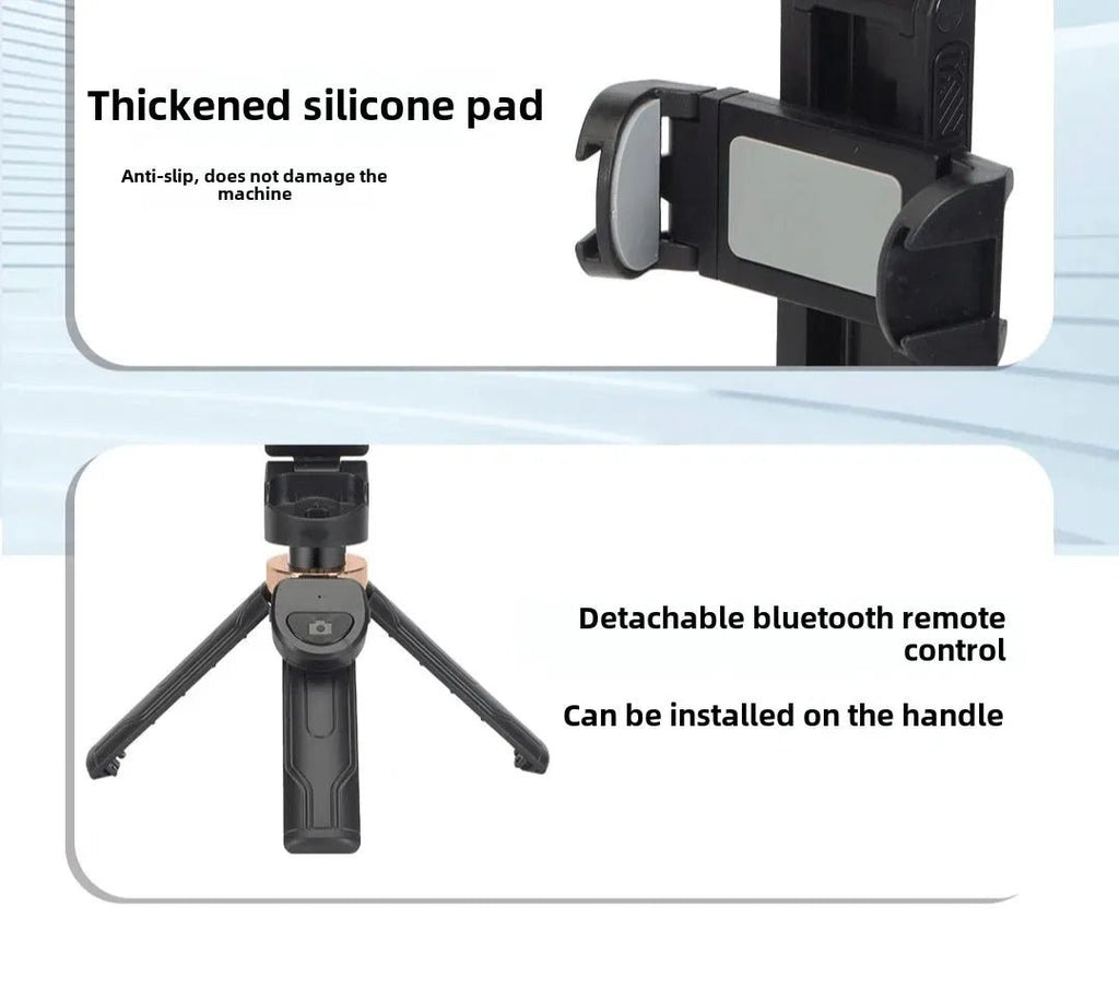 Super Mini Selfie Stick Portable Phone Holder Shooting Aid Versatile Integrated Design Bluetooth Remote For Live Broadcas - Tara's Tiny Treasures