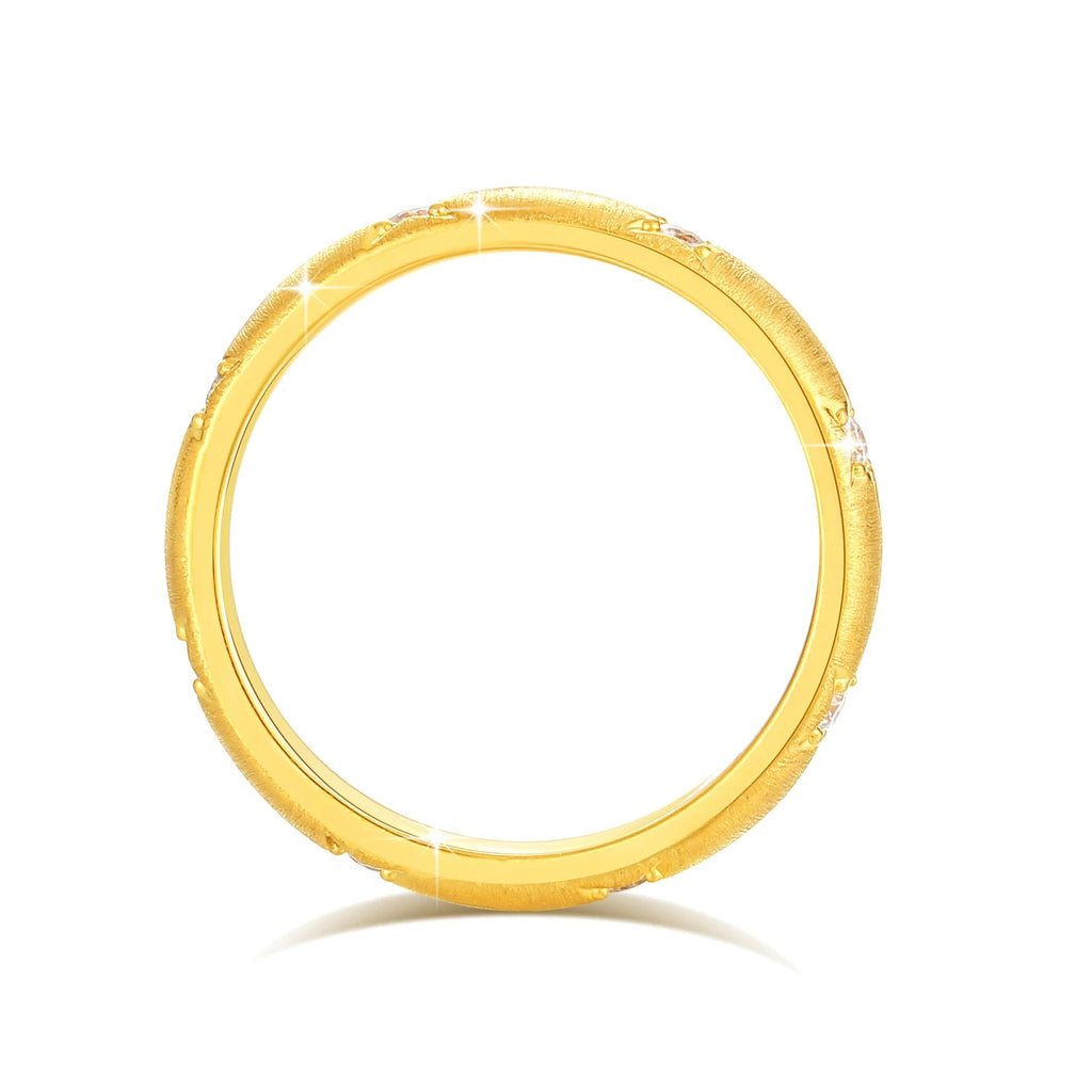 Szjinao Wheat 100% 18k Gold Ring For Woman With Certificiate Luxury Moissanite Diamond Jewelry High Quality Graduation Gift Sale - Tara's Tiny Treasures