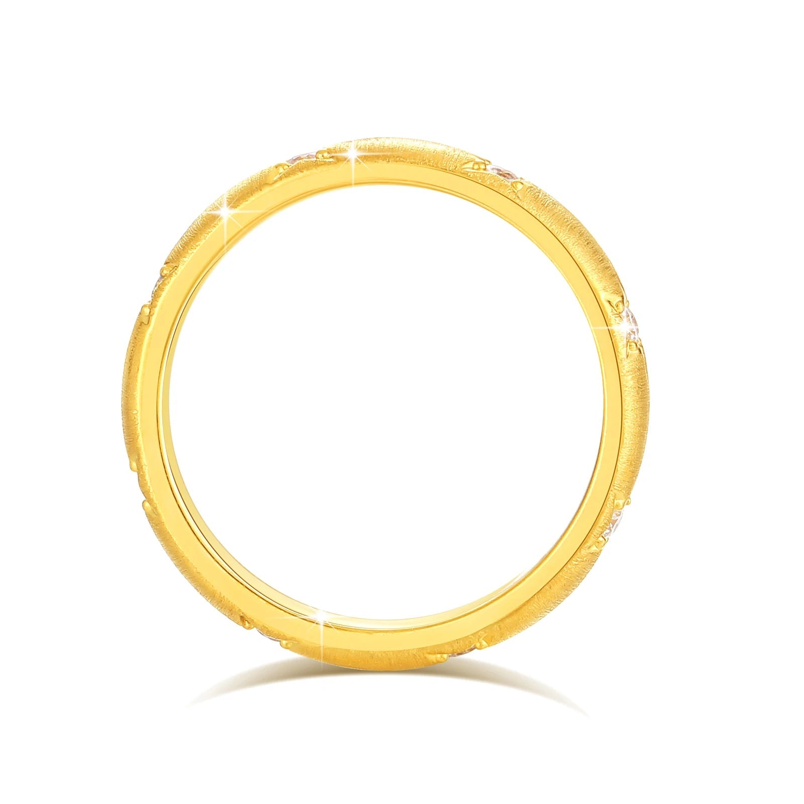 Szjinao Wheat 100% 18k Gold Ring For Woman With Certificiate Luxury Moissanite Diamond Jewelry High Quality Graduation Gift Sale - Tara's Tiny Treasures