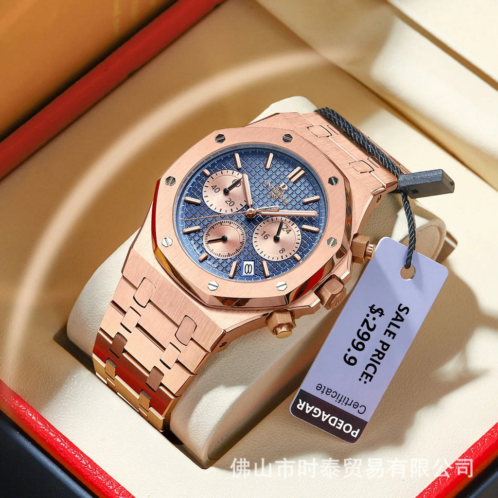 The brand's luxury men's watch new waterproof luminous luxury watch is a hot seller - Tara's Tiny Treasures