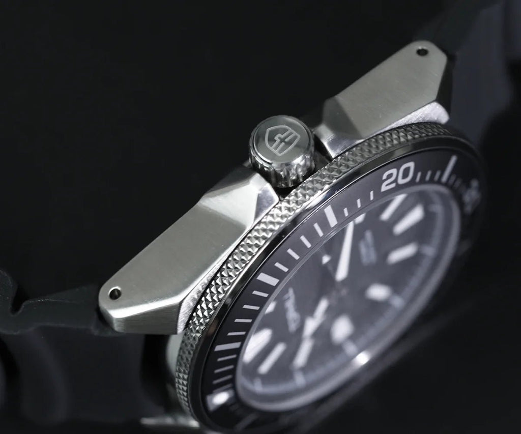 TOPHILL 43.8mm Automatic Mechanical Diving Watch NH35 Men's Wristwatches Waffle Dial Super Luminous 30Bar Sapphire Reloj TD008G - Tara's Tiny Treasures