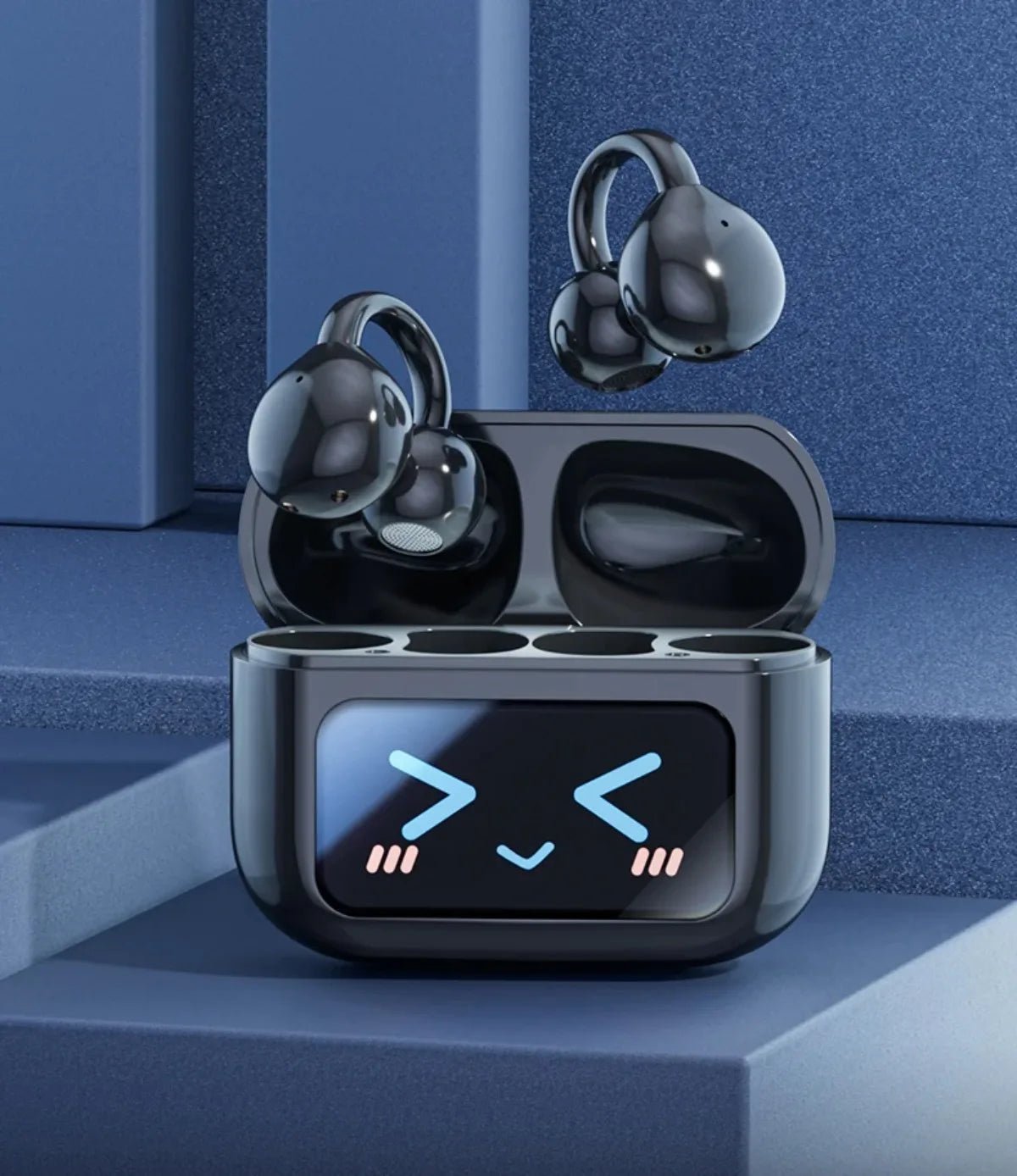 Touch Screen Bluetooth Headphones 144 Languages Real-time Translation Headphones Wireless Open Ear Clips Sports Gaming Earphone - Tara's Tiny Treasures