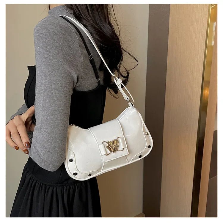 Trendy Bow Shoulder Bag Handbag Casual Underarm Bag Daily Commuting Bags PU Leather Lady Banquet Bag Business Women's Bags - Tara's Tiny Treasures