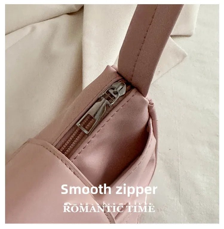 Trendy Bow Shoulder Bag Handbag Casual Underarm Bag Daily Commuting Bags PU Leather Lady Banquet Bag Business Women's Bags - Tara's Tiny Treasures