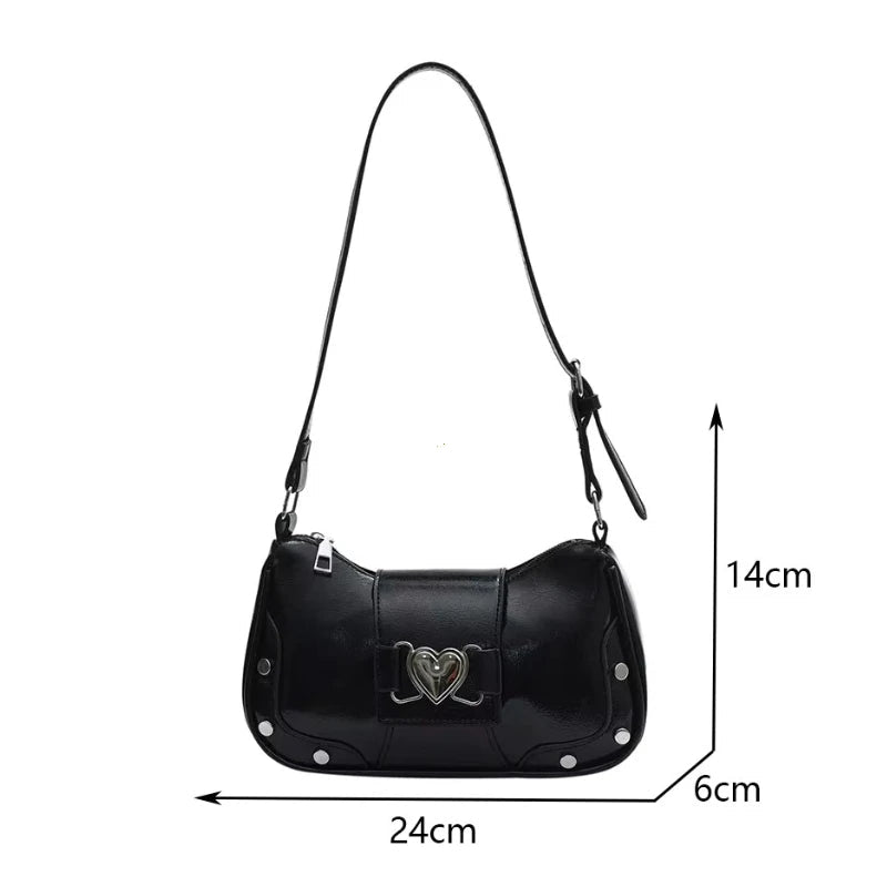 Trendy Bow Shoulder Bag Handbag Casual Underarm Bag Daily Commuting Bags PU Leather Lady Banquet Bag Business Women's Bags - Tara's Tiny Treasures