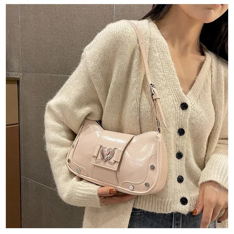 Trendy Bow Shoulder Bag Handbag Casual Underarm Bag Daily Commuting Bags PU Leather Lady Banquet Bag Business Women's Bags - Tara's Tiny Treasures