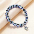 Turkish Evil Eye Bracelet for Men Women Blue Beaded Handmade Charm Jewelry with Butterfly Pendant charm bracelet jewelry - Tara's Tiny Treasures
