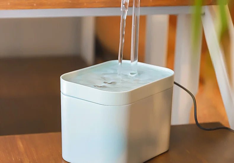 Ultra-Quiet Pet Water Fountain Auto Filter Electric Cat Dog Water Dispenser&Burnout Prevention Pump 1.5L Recirculate Filtrin - Tara's Tiny Treasures
