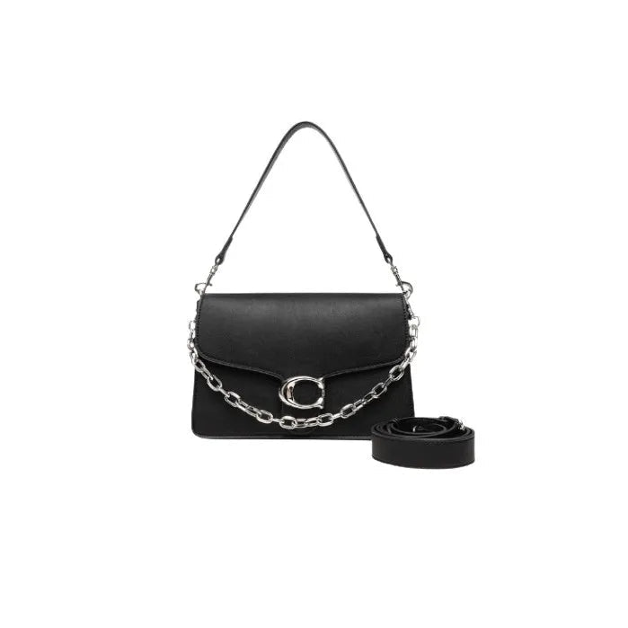 Urban Minimalist Large Capacity Women's Crossbody Bag Underarm Single Shoulder Satchel Gift for Girls Fashionable Chain Design - Tara's Tiny Treasures