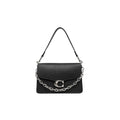 Urban Minimalist Large Capacity Women's Crossbody Bag Underarm Single Shoulder Satchel Gift for Girls Fashionable Chain Design - Tara's Tiny Treasures