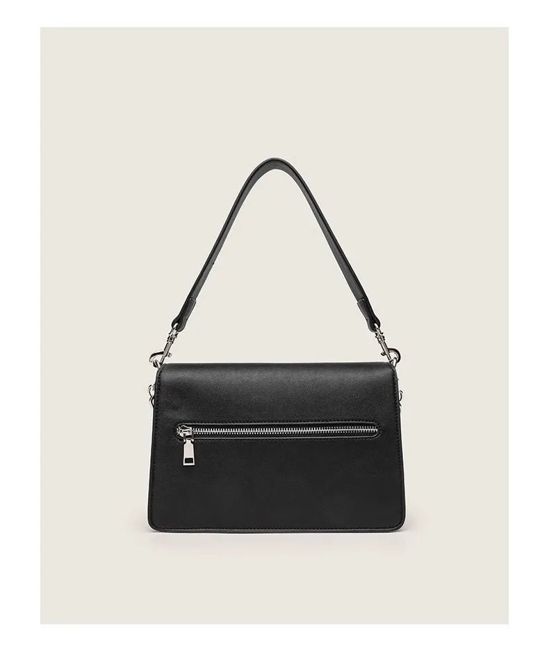 Urban Minimalist Large Capacity Women's Crossbody Bag Underarm Single Shoulder Satchel Gift for Girls Fashionable Chain Design - Tara's Tiny Treasures