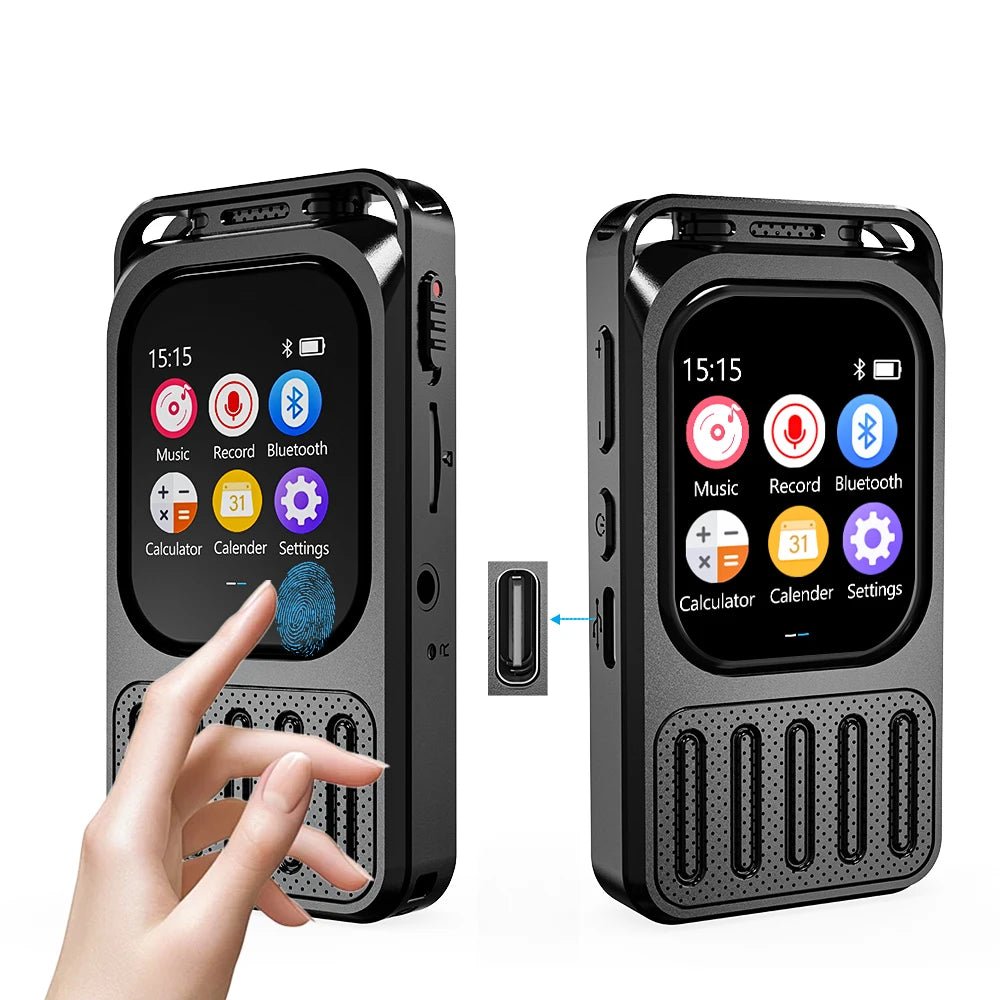 Vandlion V78 AI Voice Recorder Speech-to-Text Connect App Record Voice Activation Touchable Screen 1200mAh Long Time Recording - Tara's Tiny Treasures