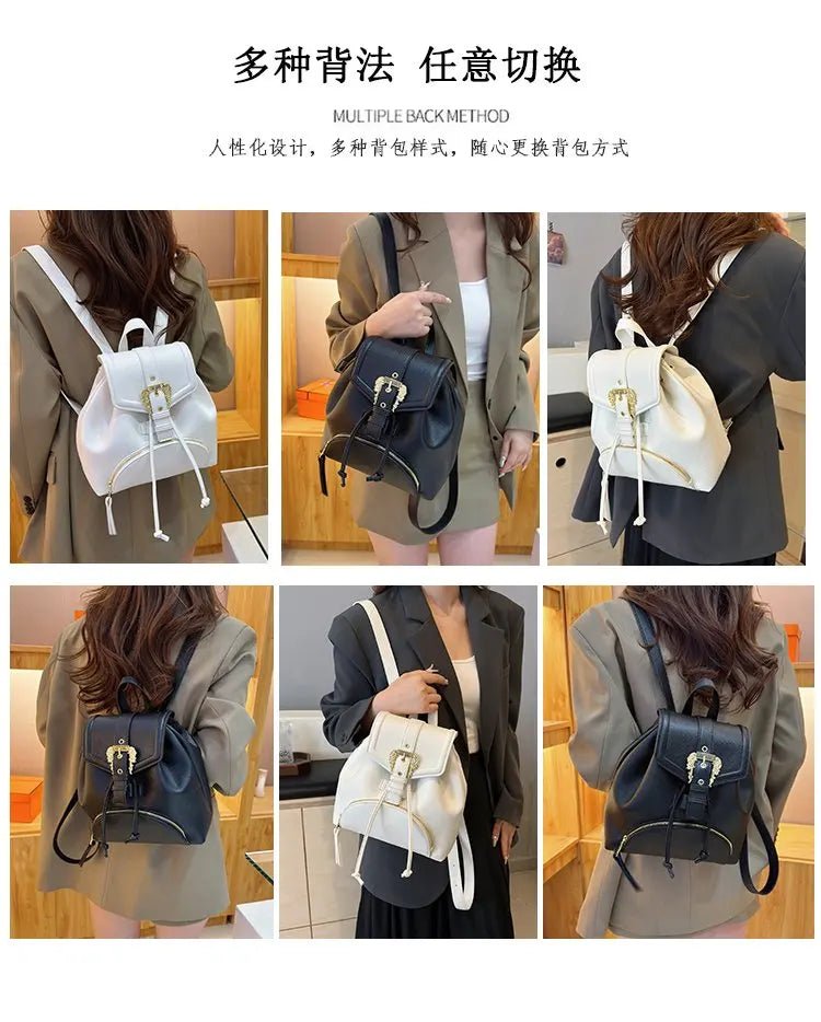 Vintage Elegant Large Capacity Diaper Bags For Women High-End Designer Tote Bag Stylish Casual Crossbody Bag Simple Luxury - Tara's Tiny Treasures