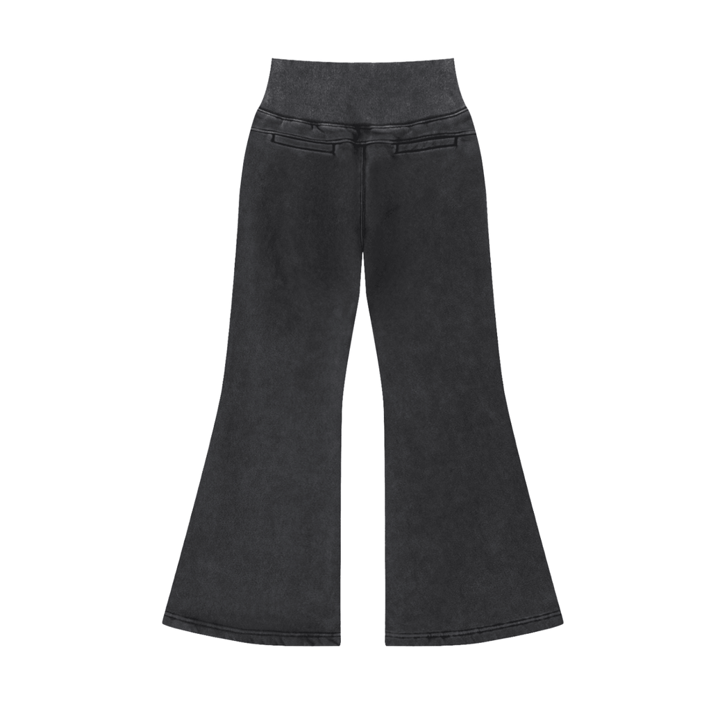 Vintage Washed Flared Fleece Pants - Tara's Tiny Treasures