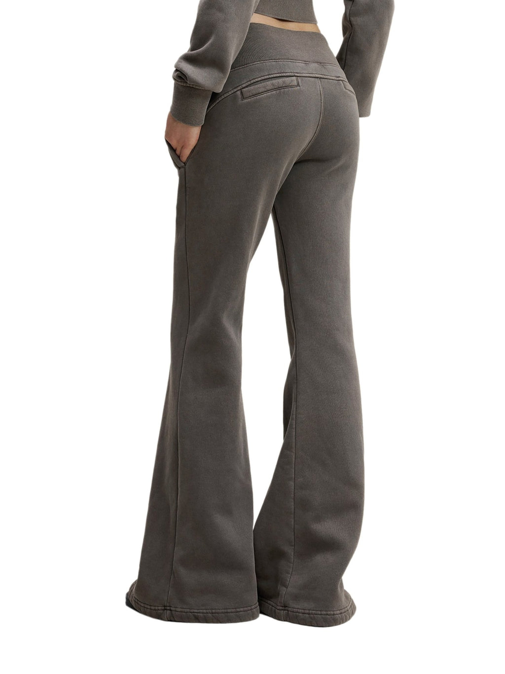 Vintage Washed Flared Fleece Pants - Tara's Tiny Treasures