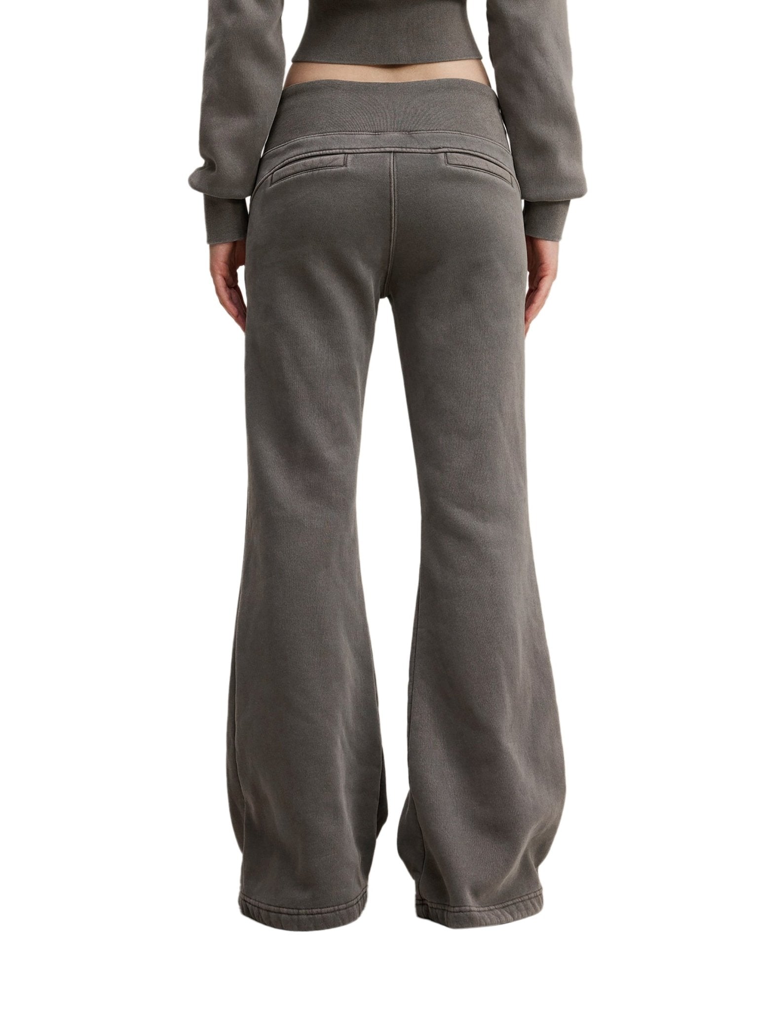 Vintage Washed Flared Fleece Pants - Tara's Tiny Treasures
