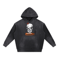 Vintage Washed Frayed Fleece Hoodie - Tara's Tiny Treasures