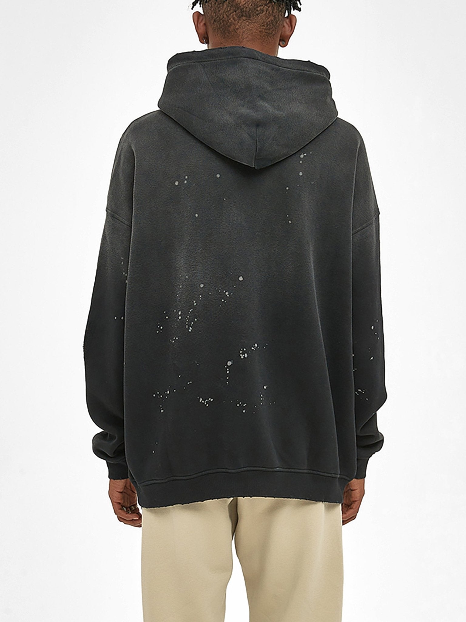 Vintage Washed Frayed Fleece Hoodie - Tara's Tiny Treasures