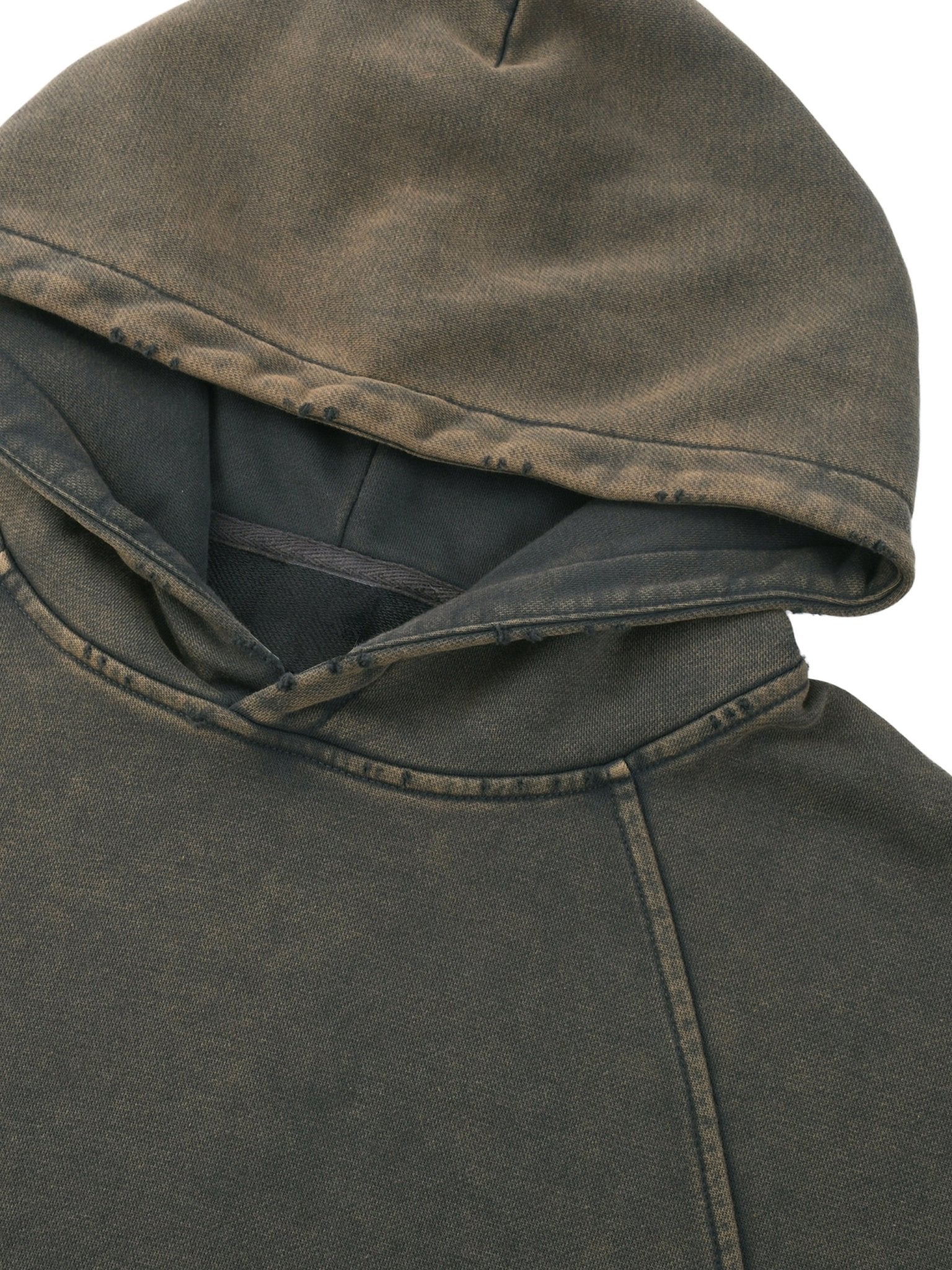 Vintage Washed Frayed-Hem Hoodie - Tara's Tiny Treasures
