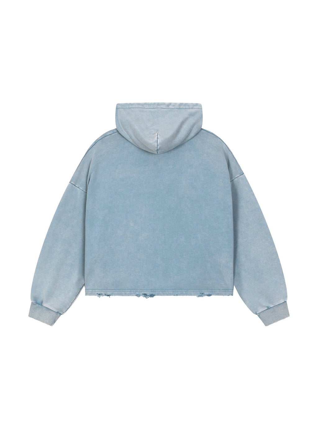 Vintage Washed Frayed-Hem Hoodie - Tara's Tiny Treasures