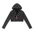 Vintage Washed Raw Edge Hoodie - Tara's Tiny Treasures
