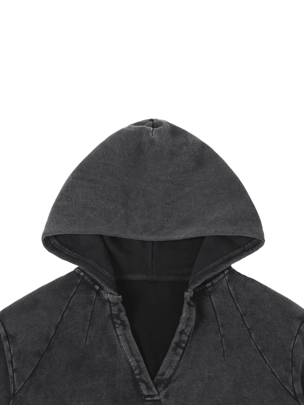 Vintage Washed Raw Edge Hoodie - Tara's Tiny Treasures