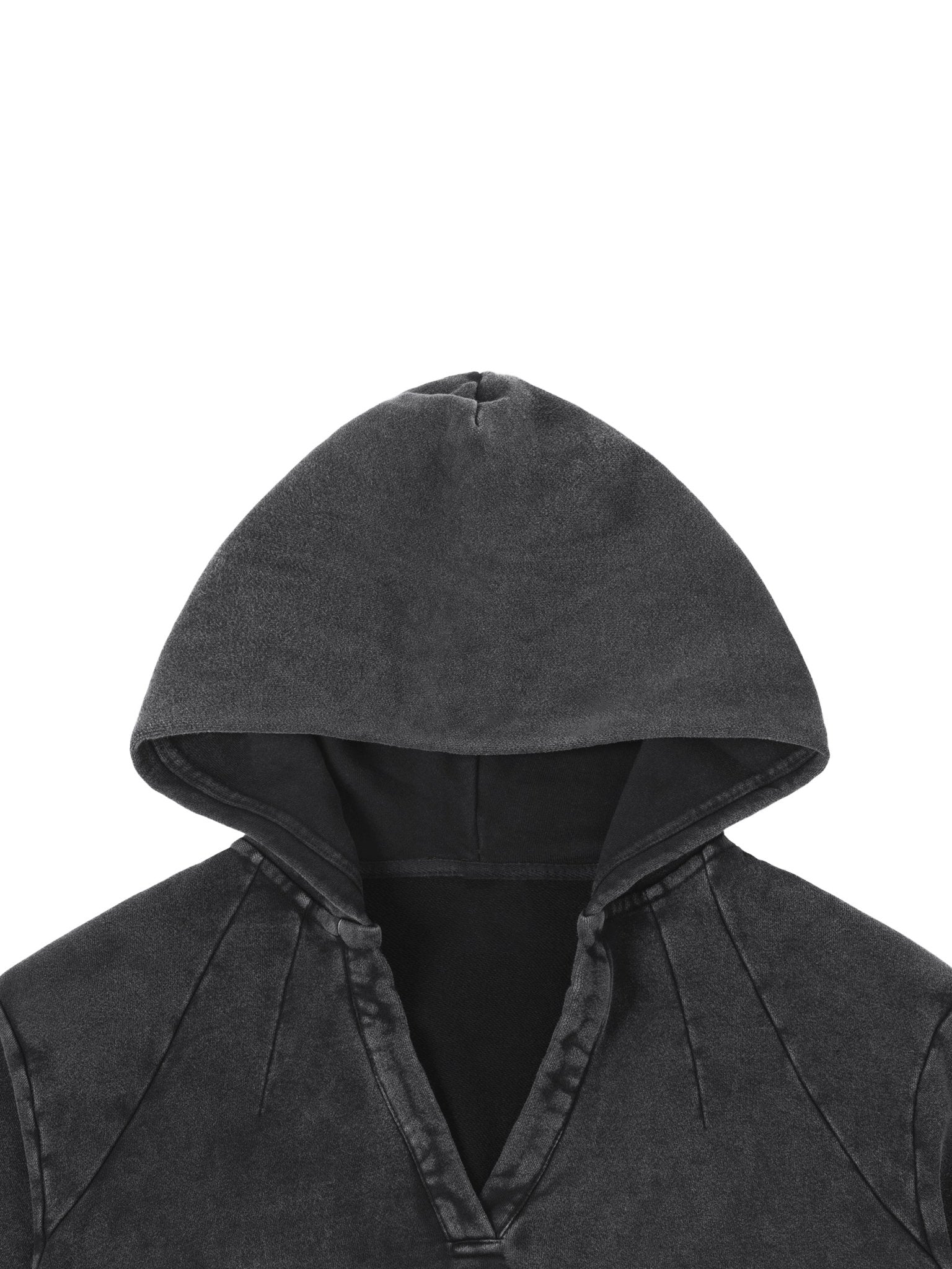 Vintage Washed Raw Edge Hoodie - Tara's Tiny Treasures