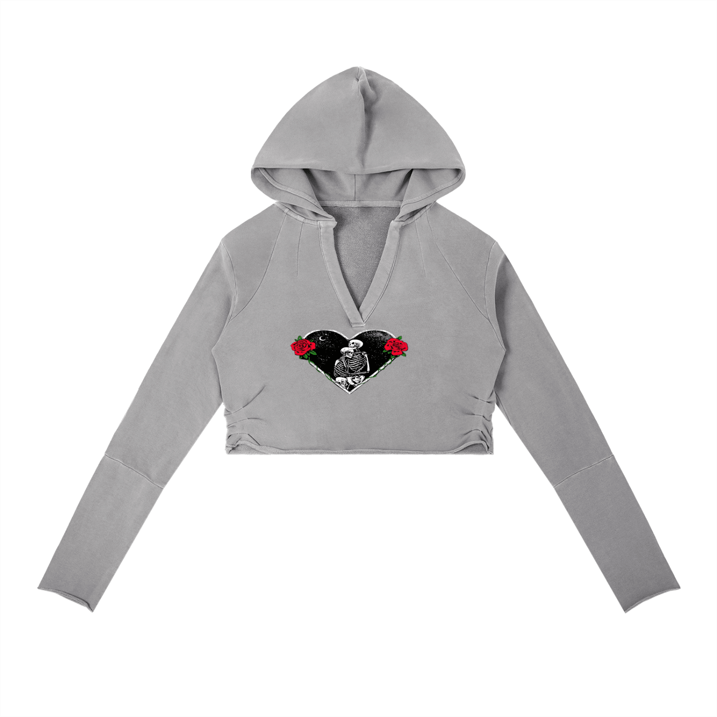 Vintage Washed Raw Edge Hoodie - Tara's Tiny Treasures