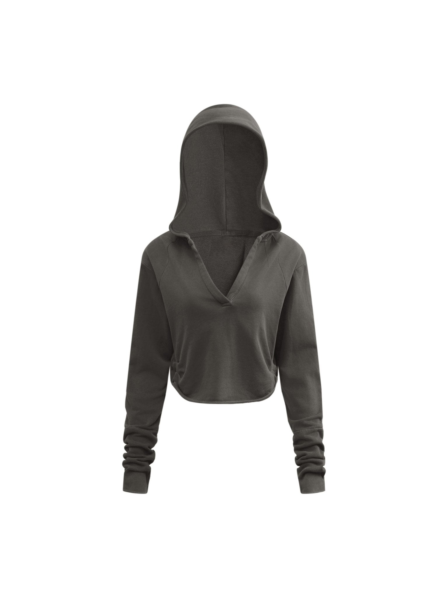 Vintage Washed Raw Edge Hoodie - Tara's Tiny Treasures