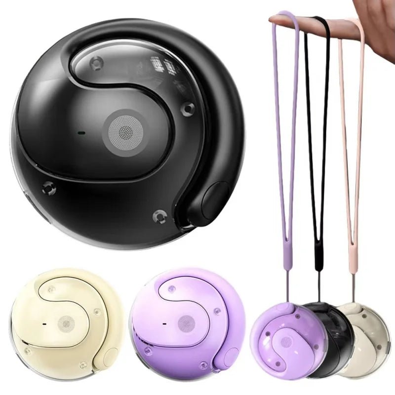 Wireless Bluetooth AI Real-time Language Translation Earphones 144 Languages Ear Hanging Headphone Translator For Busine - Tara's Tiny Treasures