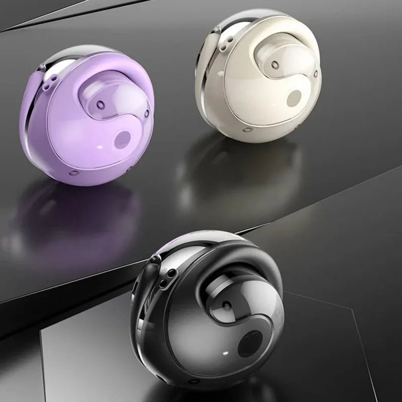 Wireless Bluetooth AI Real-time Language Translation Earphones 144 Languages Ear Hanging Headphone Translator For Busine - Tara's Tiny Treasures