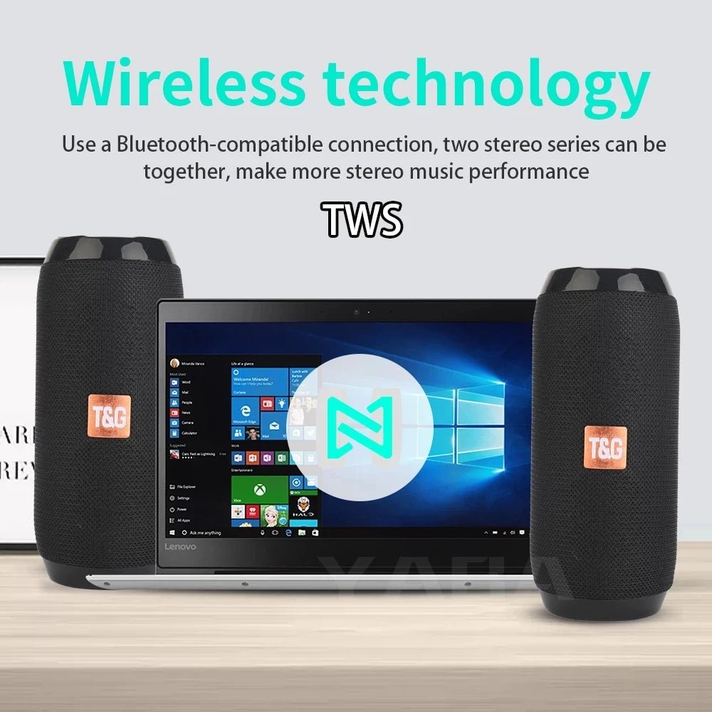 Wireless Portable Bluetooth Speaker Caixa De Som Blutooth Music Sound Box For Radio FM Subwoofer Blootooth Audio Hand Free Baffe - Tara's Tiny Treasures