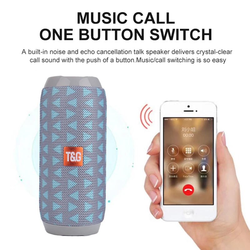 Wireless Portable Bluetooth Speaker Caixa De Som Blutooth Music Sound Box For Radio FM Subwoofer Blootooth Audio Hand Free Baffe - Tara's Tiny Treasures
