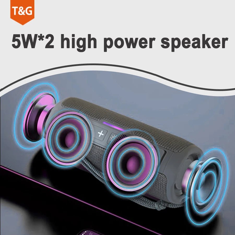 Wireless Portable Bluetooth Speaker Caixa De Som Blutooth Music Sound Box For Radio FM Subwoofer Blootooth Audio Hand Free Baffe - Tara's Tiny Treasures