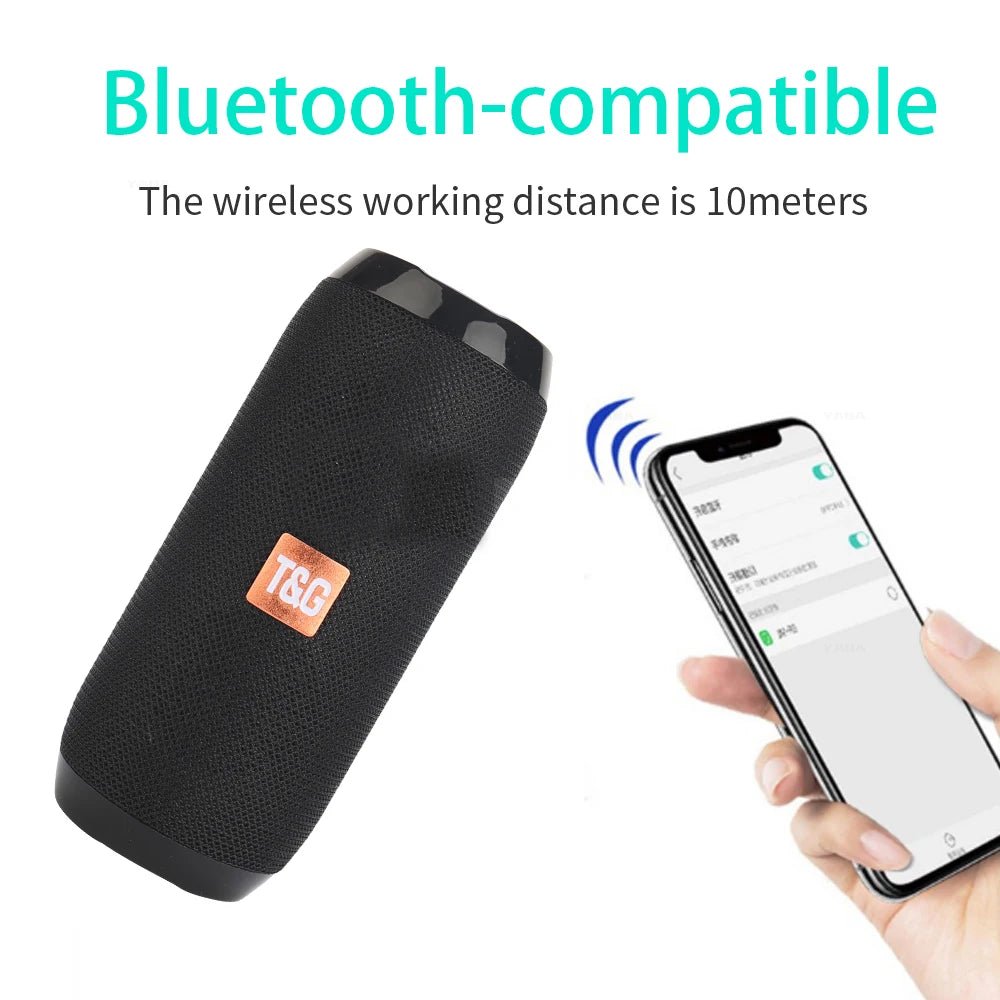 Wireless Portable Bluetooth Speaker Caixa De Som Blutooth Music Sound Box For Radio FM Subwoofer Blootooth Audio Hand Free Baffe - Tara's Tiny Treasures