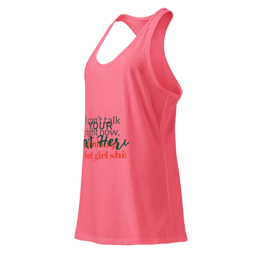 Women’s fitted racerback tank top - Tara's Tiny Treasures