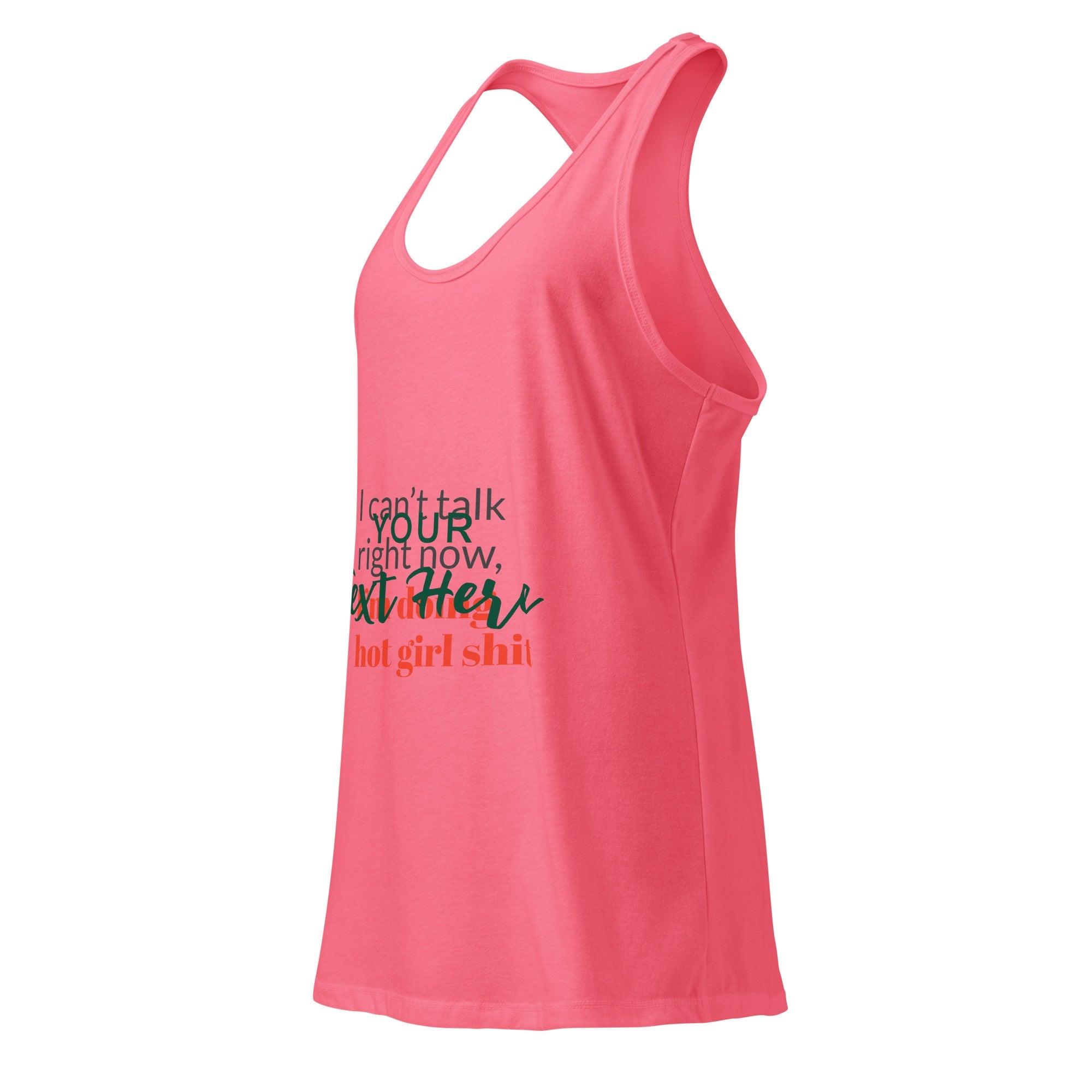 Women’s fitted racerback tank top - Tara's Tiny Treasures