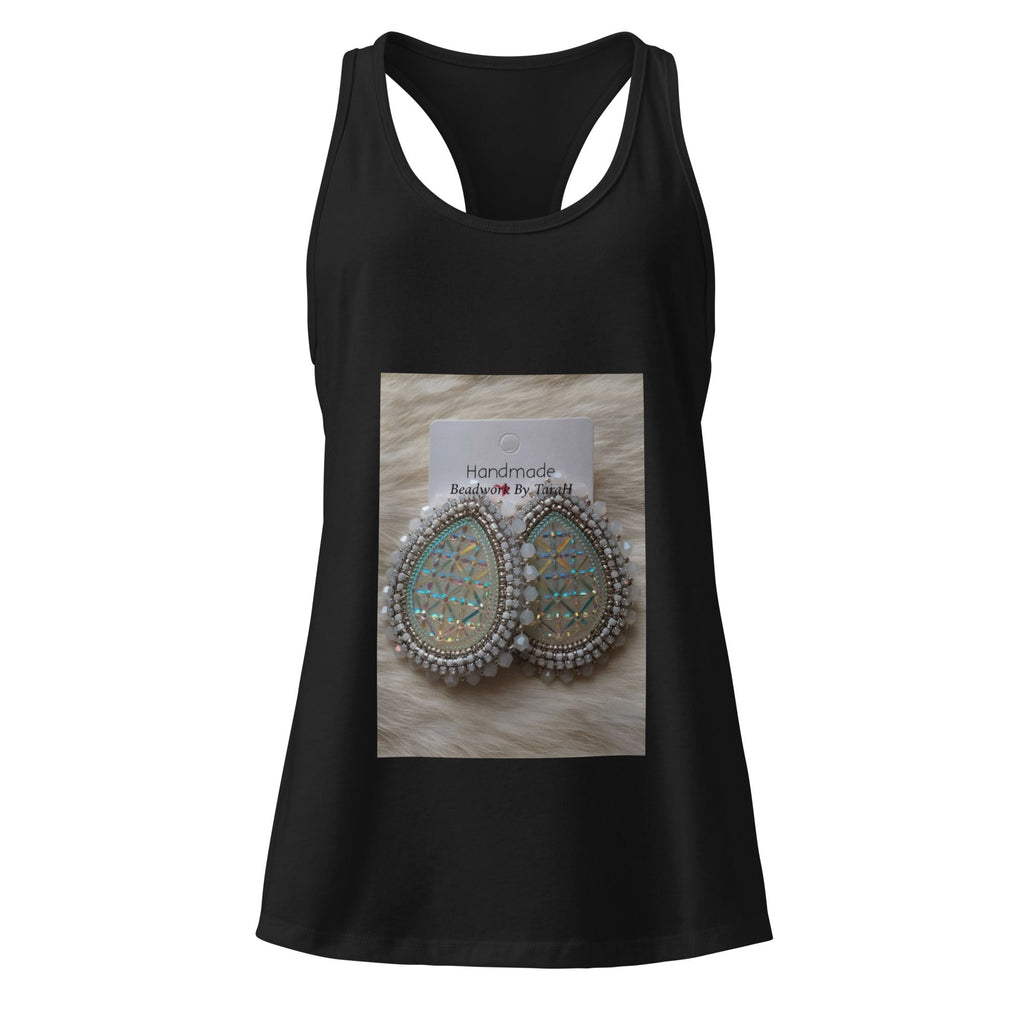 Women’s fitted racerback tank top - Tara's Tiny Treasures