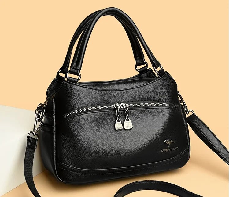 Women's Handbags Trend 2024 Designer Female Leather Shoulder Bags Luxury Brand Ladies Hand Bags Large Capacity Shopping Bag Sac - Tara's Tiny Treasures