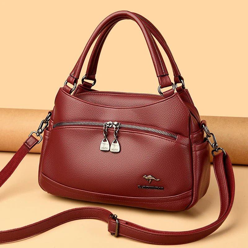 Women's Handbags Trend 2024 Designer Female Leather Shoulder Bags Luxury Brand Ladies Hand Bags Large Capacity Shopping Bag Sac - Tara's Tiny Treasures